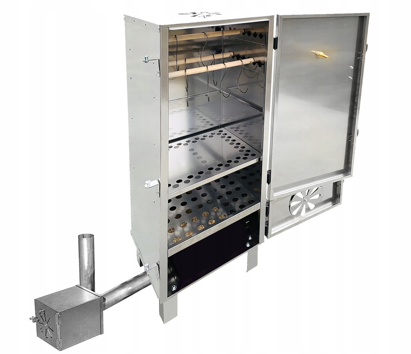 Udiareň David ohnisko, záhradná udiareň