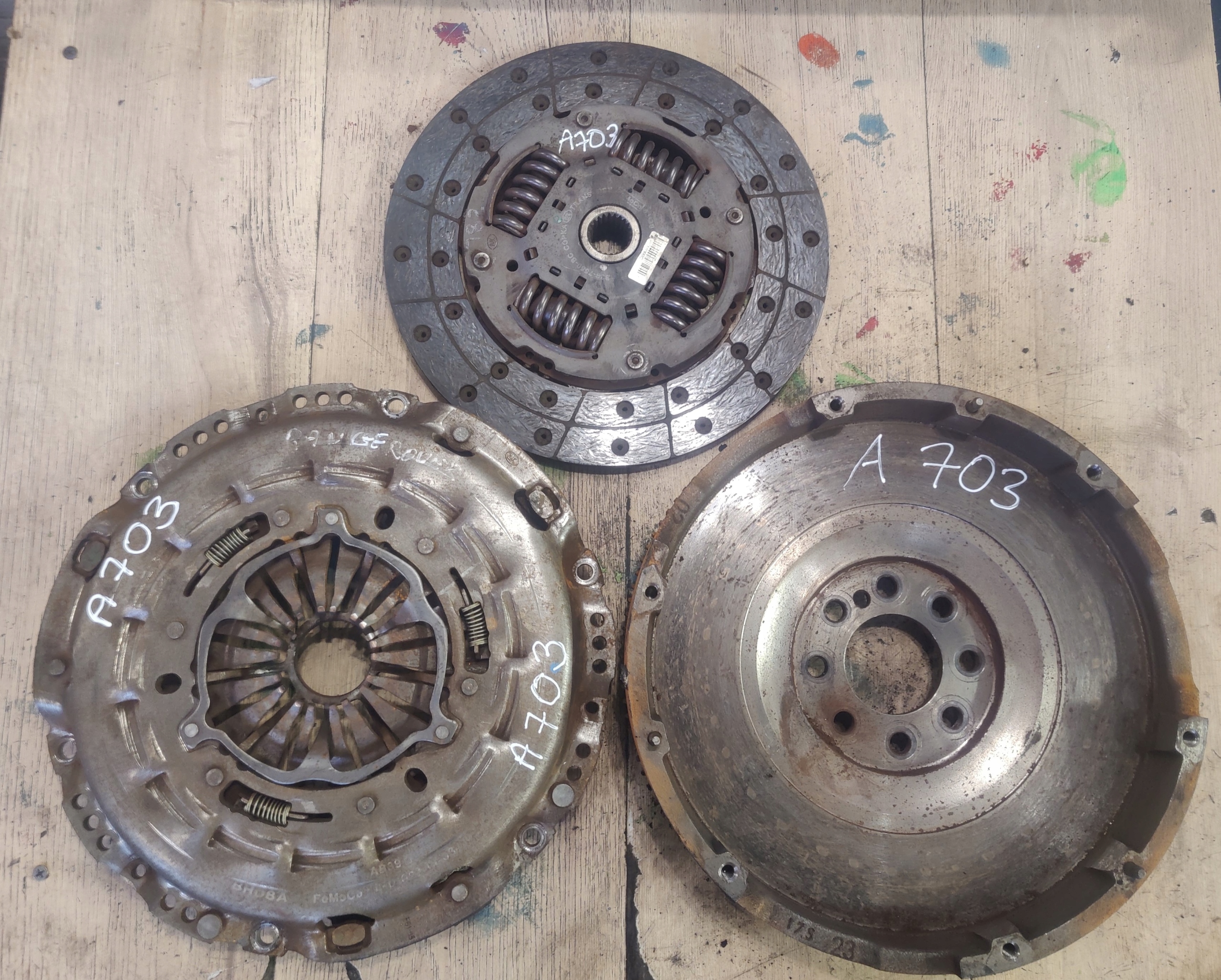FORD RANGER 3.2 TDCI VOLANO USATO BB3Q-6375-EC disco di pressione A703
