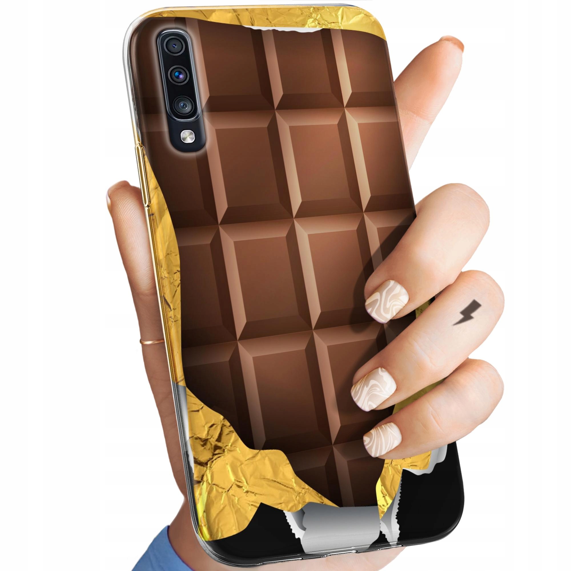 Etui Do Samsung Galaxy A70 A70S Czekolada Choco Słodycze Obudowa