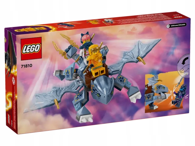 LEGO Ninjago 71810 Smoczątko Riyu 6+ (Elementy: 132) EAN (GTIN) 5702017584546