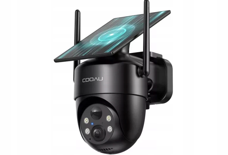 Cooau C5 Ai Bezprzewodowe Solarna Kamery Bezpieczeństwa Kamera 2K 360° IP6