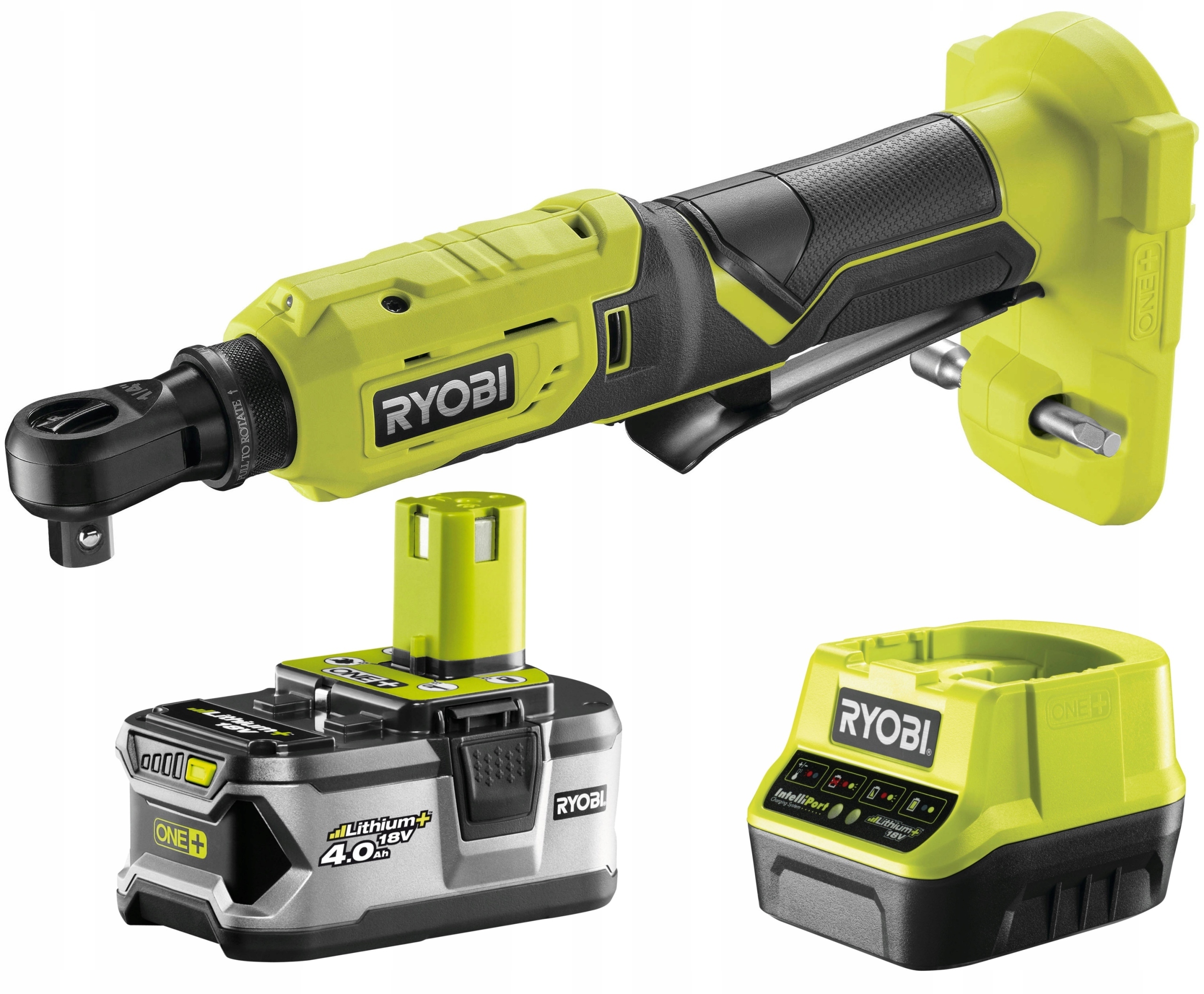 RYOBI GRZECHOTKA 1 4 KLUCZ zapadkowy 18V R18RW2 4A