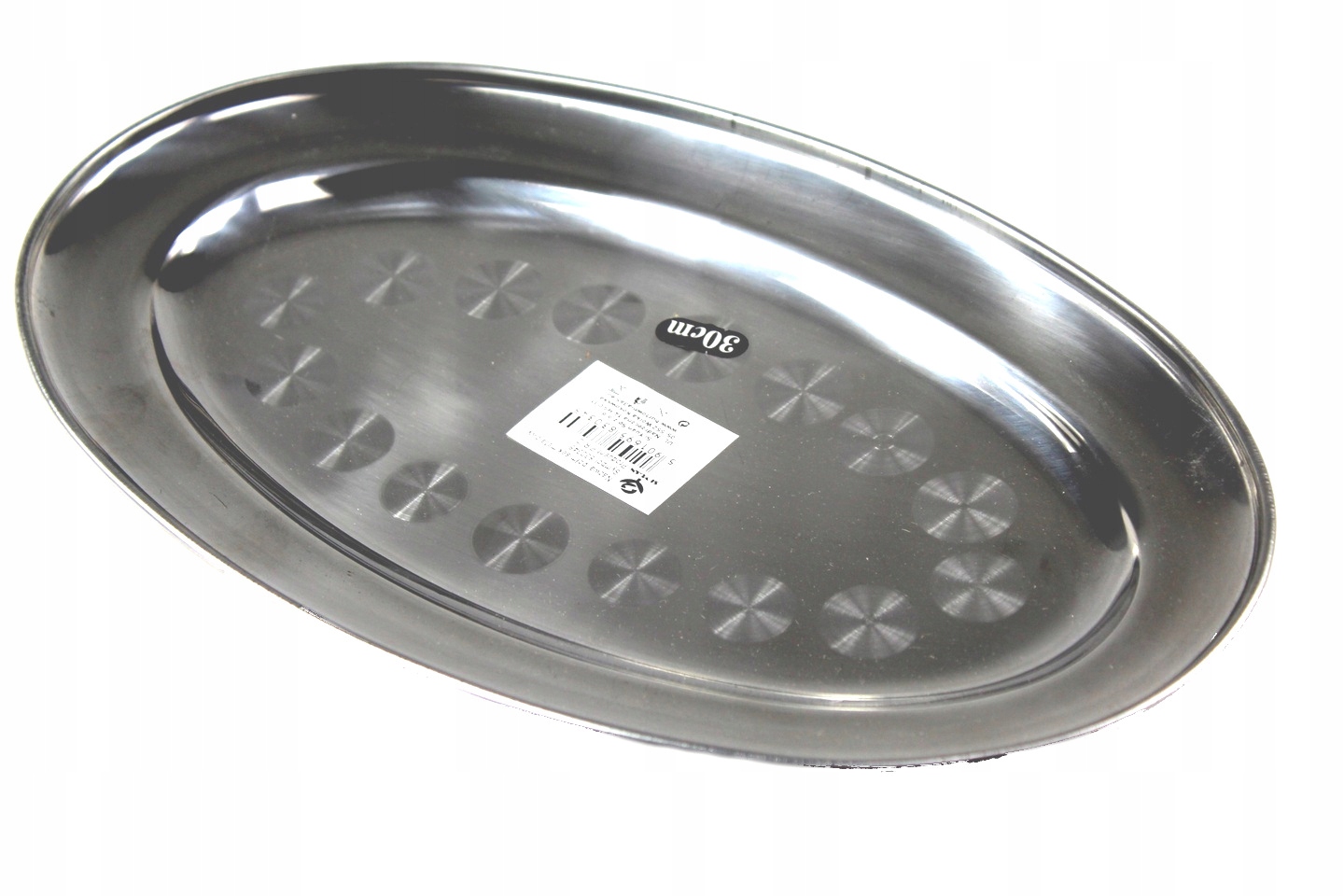 TACA TACKA METALOWA OWALNA 30x18cm TC7