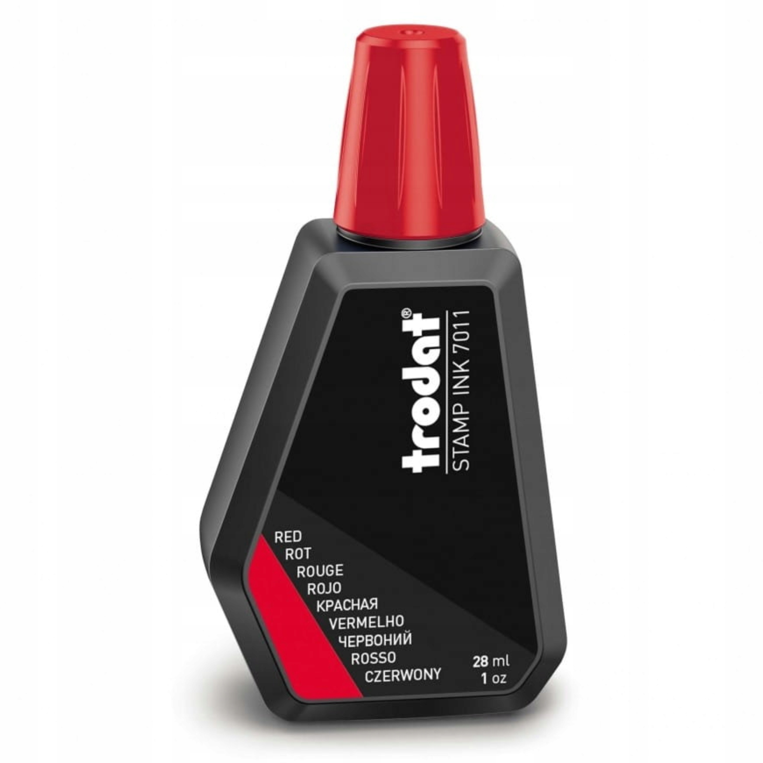 TUSZ DO PIECZĄTEK I STEMPLI 28ML CZERWONY TRODAT