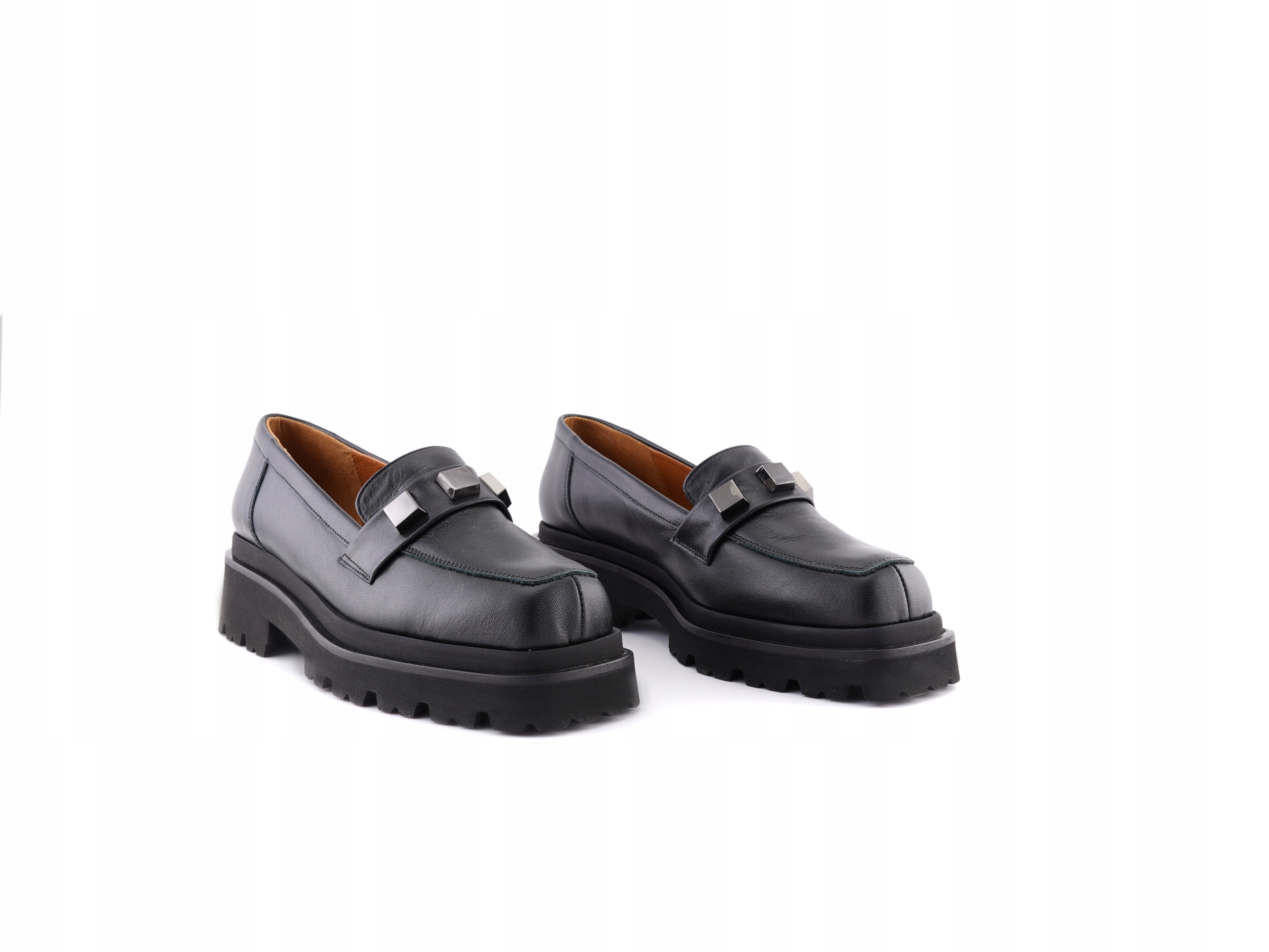 MOKASYNY 40 PLATFORMA SKÓRA NATURALNA 2797/1 Oryginalne opakowanie producenta pudełko