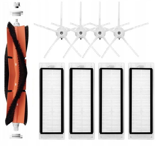 Sada Kartáčových Filtrů Pro Robotické Filtry S50, S55, E4, E5, S5 Max, S6 Maxv Pure