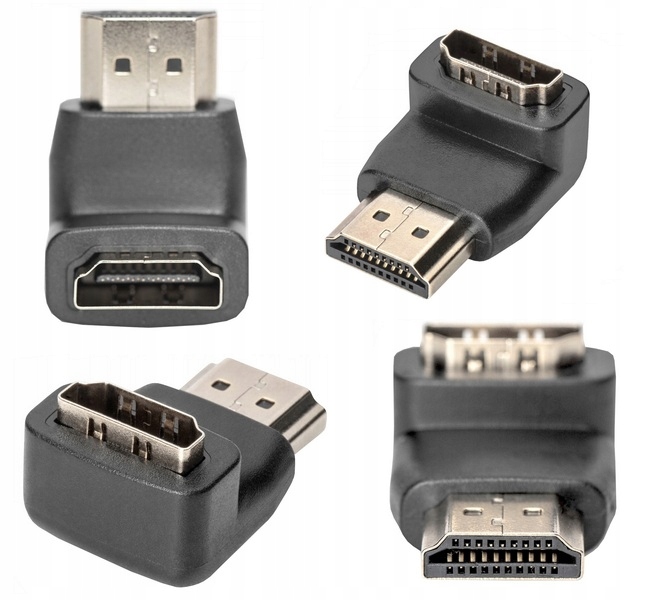 

Digitus Adapter kątowy Przejściówka Hdmi 4K 60Hz