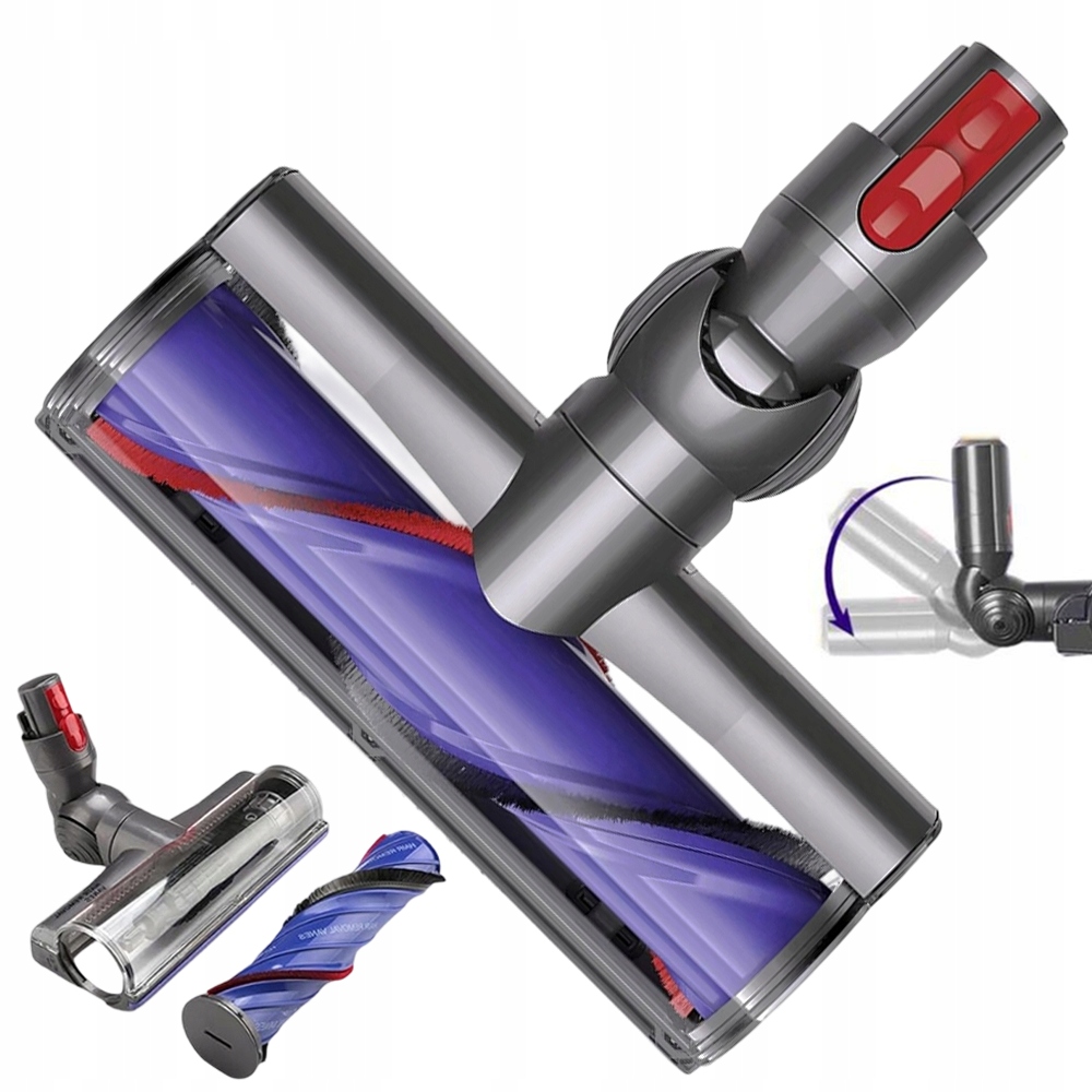 Turbokartáč nylonový 180° otočný pro Vysavač Dyson V7 V8 V10 V11 V15