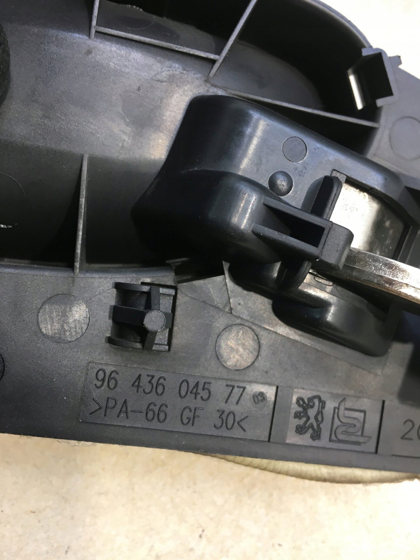 handle inner 307 SW 9643604577 9643604477