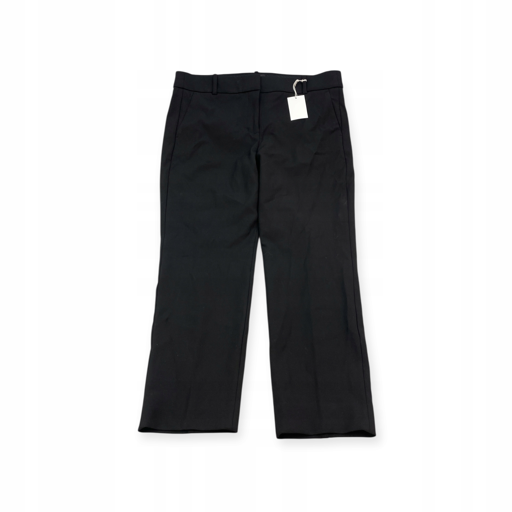 Dámské kalhoty černé klasické rovné nohavice, velikost 46