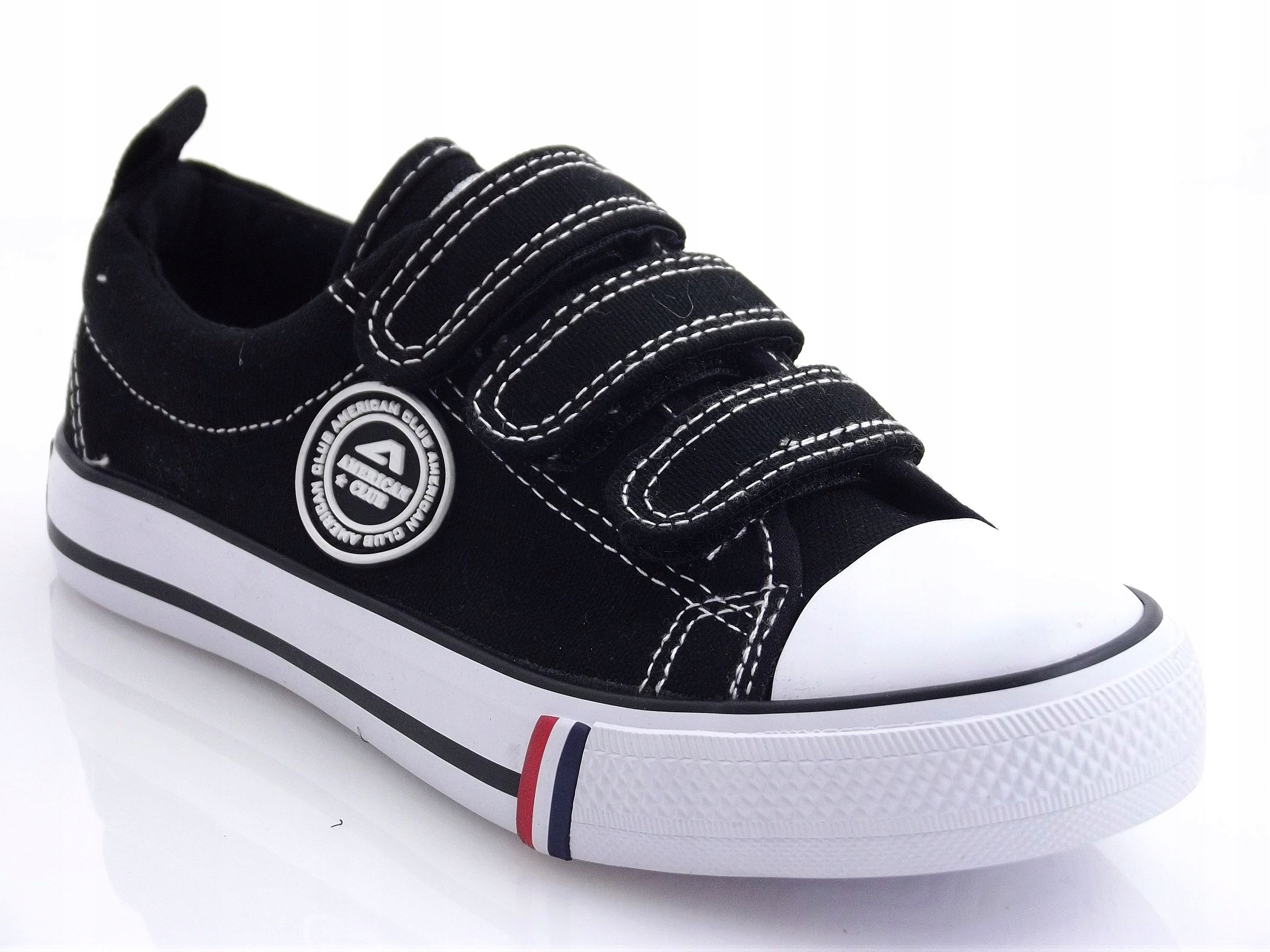 

Trampki American Club rzepy uniwersal czarne r.41