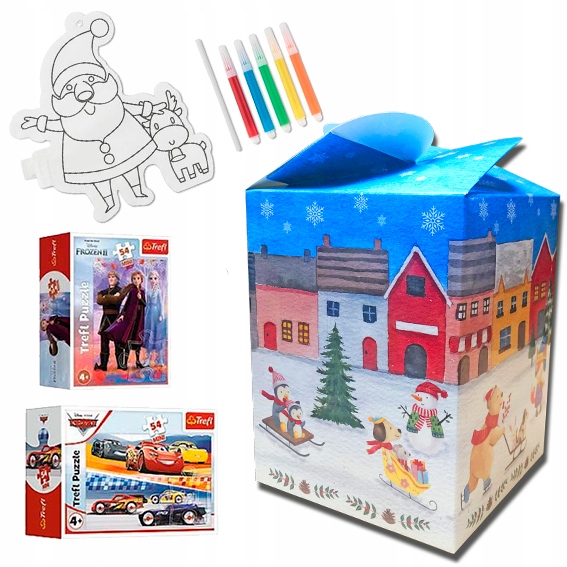 PACZKA ŚWIĄTECZNA dla dzieci prezenty mikołajkowe