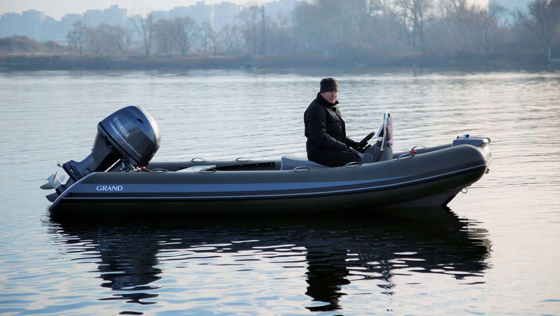 GRAND Silver Line S470NS RIB Ponton Łódź Motorówka Długość 470 cm
