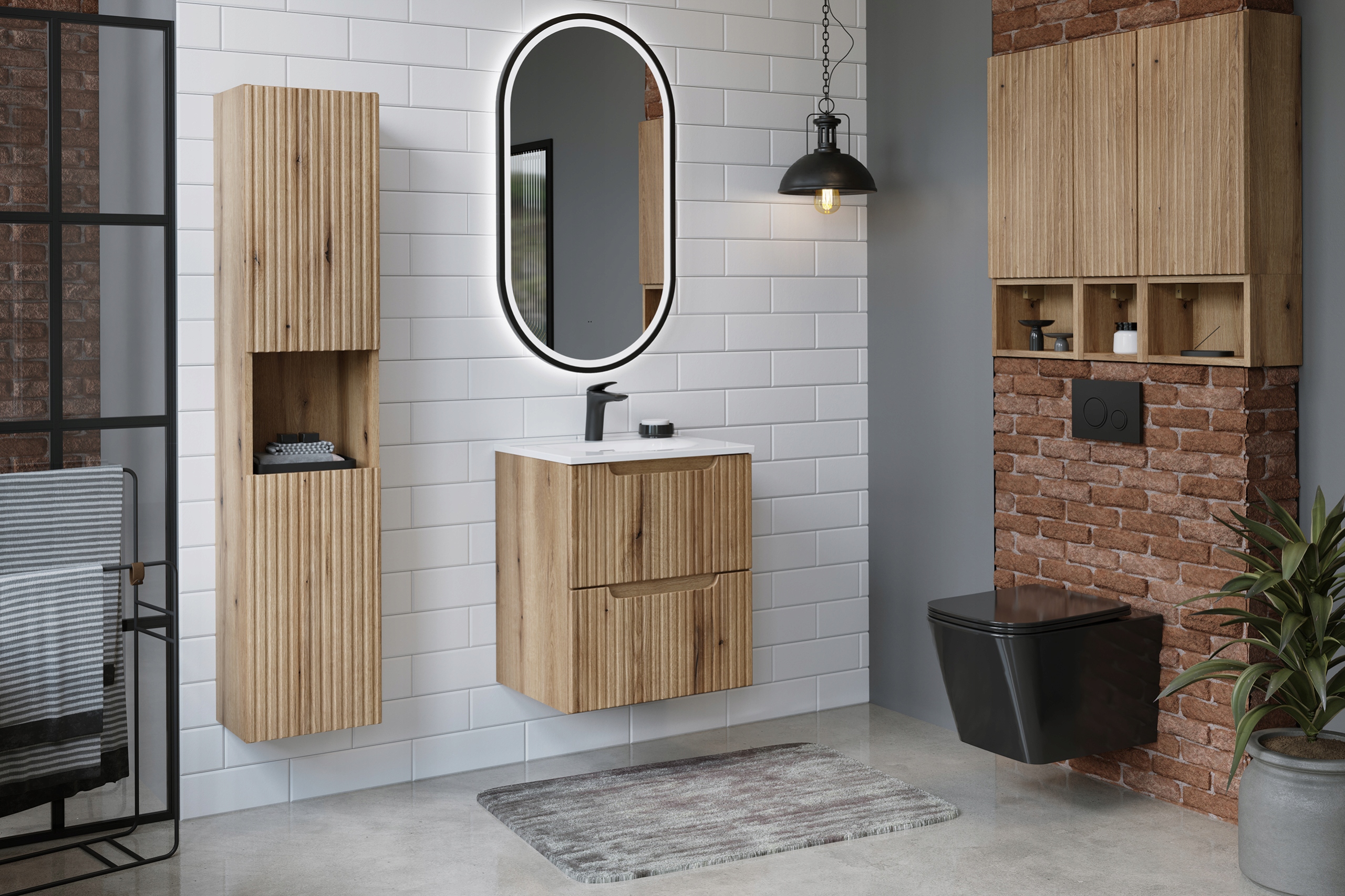 Nábytková sestava 80 cm s umyvadlem Sky