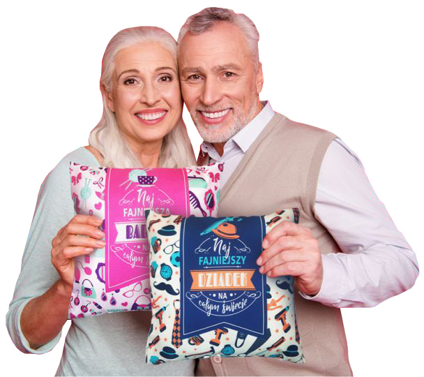 

2 Poduszki na Dzień Babci Dziadka dla babci dziadk