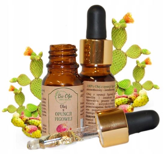 OLEJ Z OPUNCJI FIGOWEJ nie rozcieńczany CZYSTY bez KONSERWANTÓW OLEJEK BIO Typ skóry Dojrzała