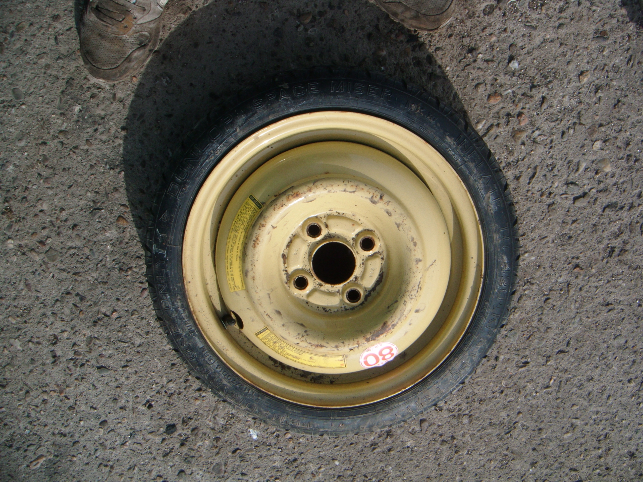 HONDA JAZZ 2 II 02-08 DOJAZDÓWKA KOŁO DOJAZOWE T115/70D14