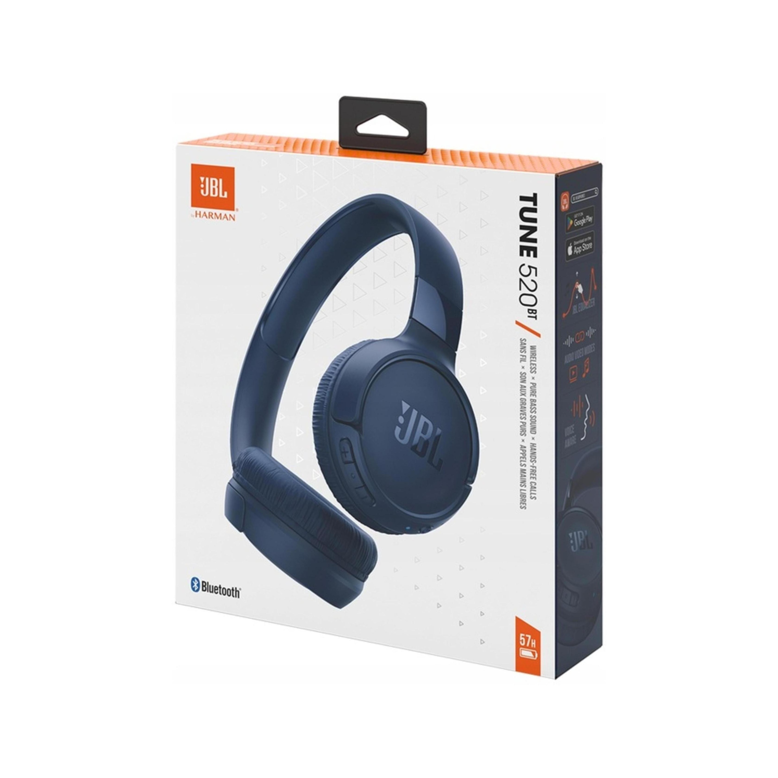 Słuchawki bezprzewodowe nauszne Jbl Tune 520BT Niebieskie Blue