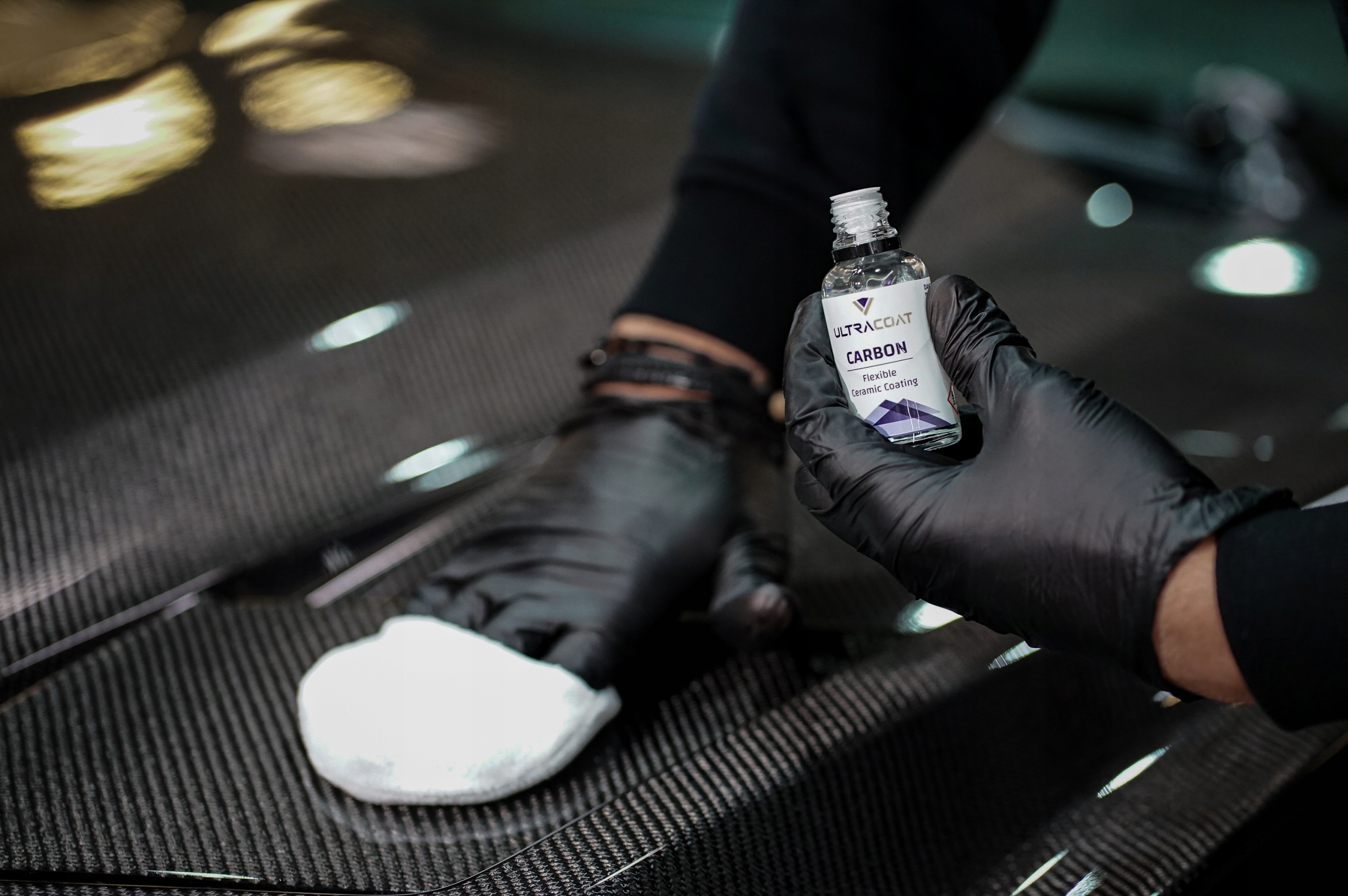 ULTRACOAT CARBON 15ml OCHRONNA POWŁOKA CERAMICZNA CERAMIKA ŁATWA APLIKACJA EAN (GTIN) 5903657551473