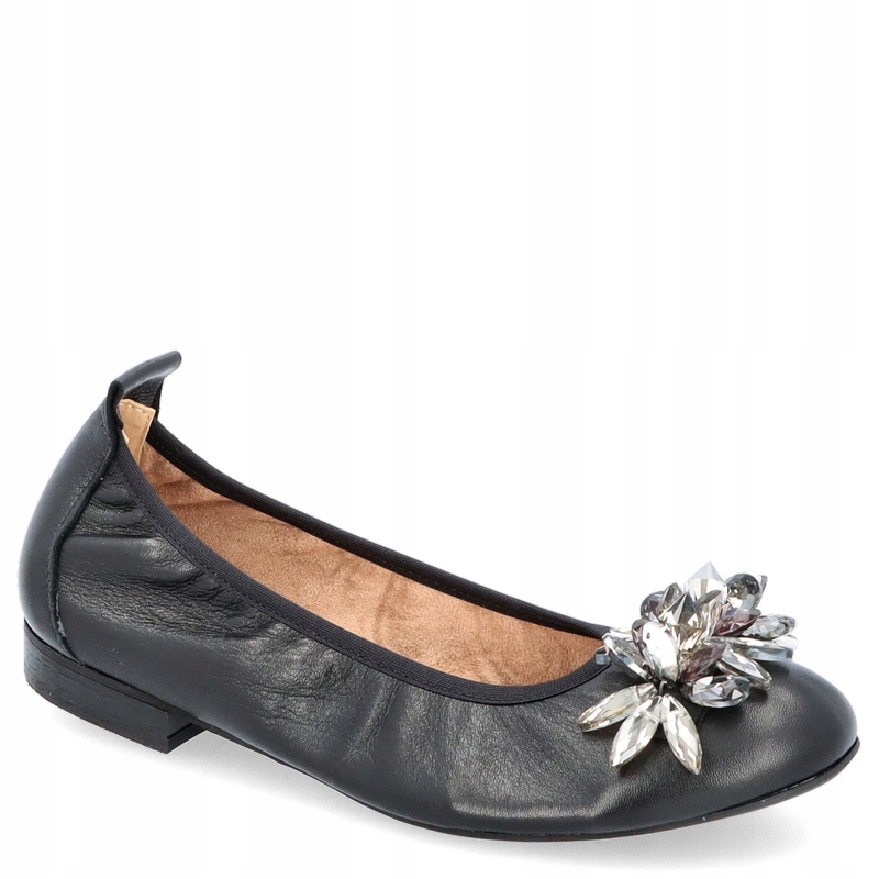Baleríny na gumičce Tymoteo L1041 Černé 35