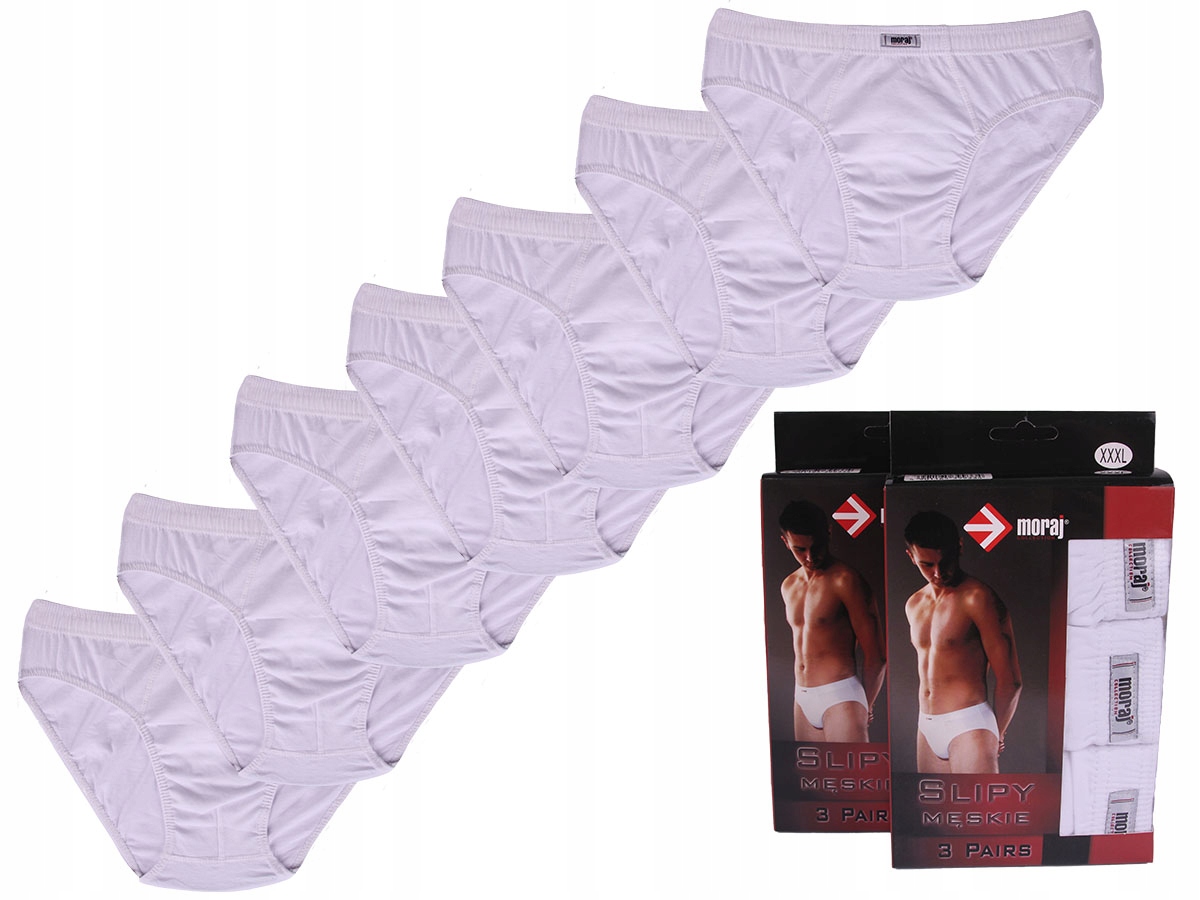 

6x Slipy majtki klasyczne Slipki Zestaw XL