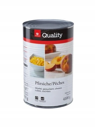 Broskve v kostkách ve vodě Tgq 4,1 kg