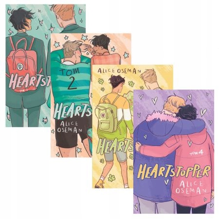 

Pakiet Heartstopper Tomy 1-4 Alice Oseman