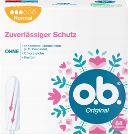 

O.b. Tampony Normal 64szt.