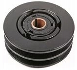 Odstředivá spojka zhutňovače – hřídel 25 mm, dva proužky 17 mm