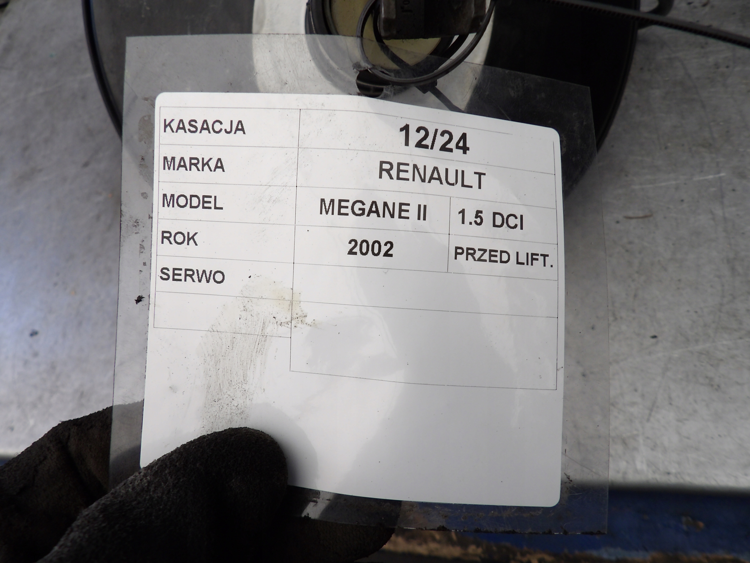RENAULT MEGANE II SERVO, POMPA 1,5DCI 8200157453