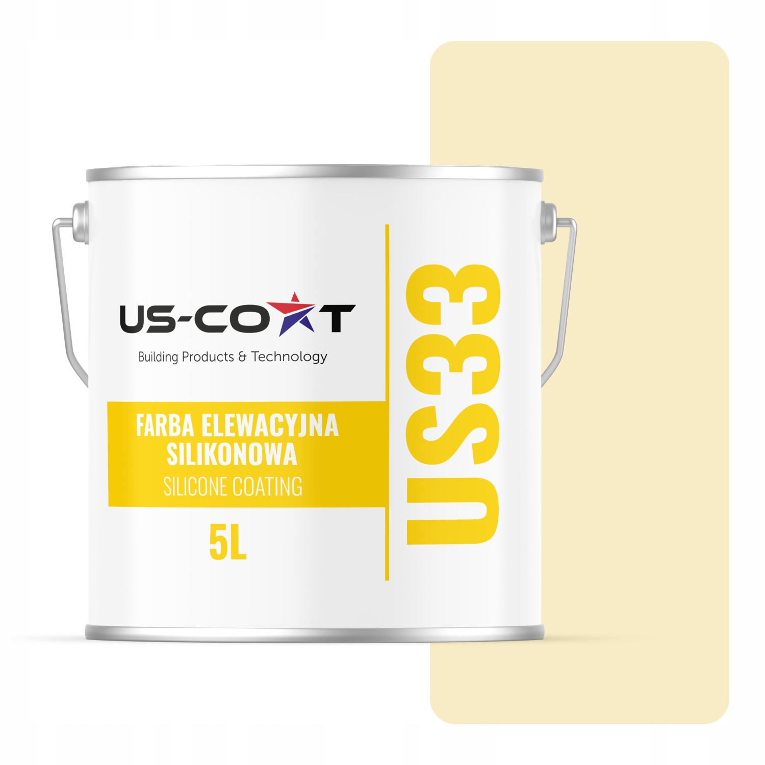 Barva Žlutá Světlá F622 Uv 5L Polský Výrobce