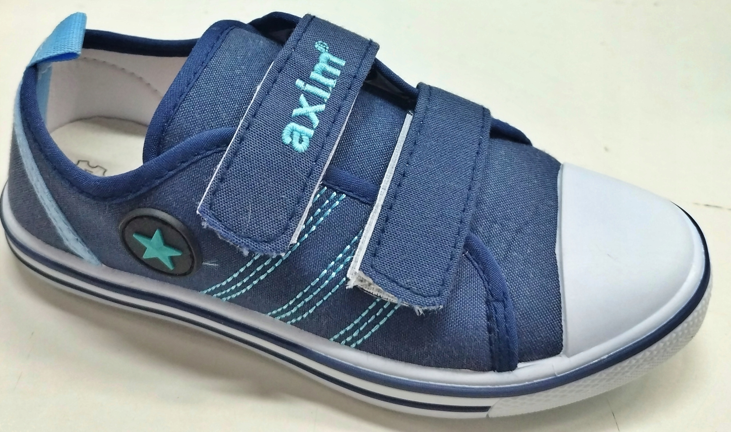 

Axim Trampki Tenisówki Wkładka Skóra Rzepy R. 36