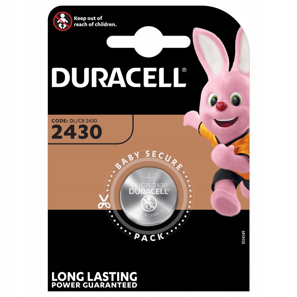 

Duracell 1 Bateria litowa CR2430 Lithium 3V DL2430