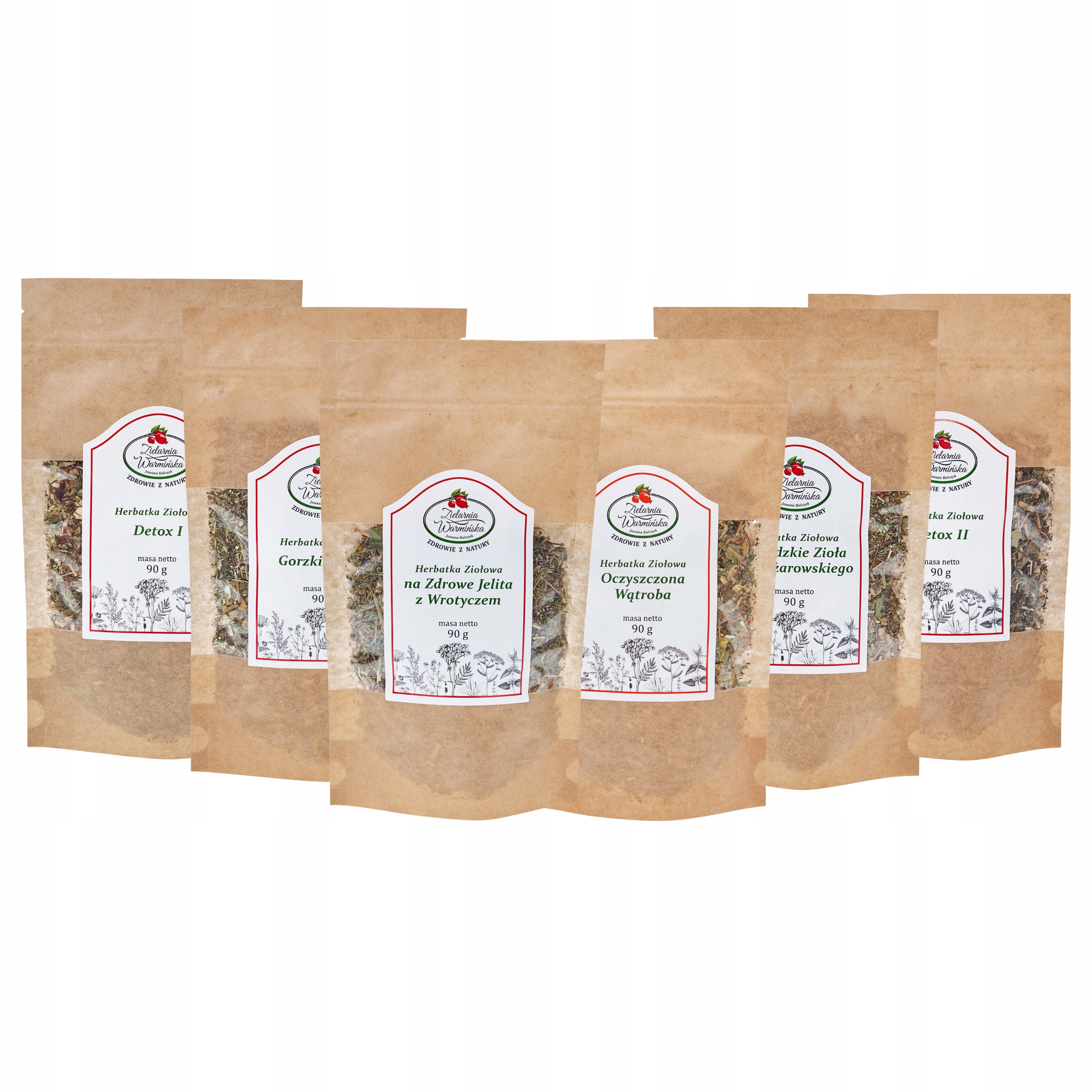 Zestaw Herbat Ziołowych Na Oczyszczenie Organizmu W 70 Dni Detoks 6 Szt