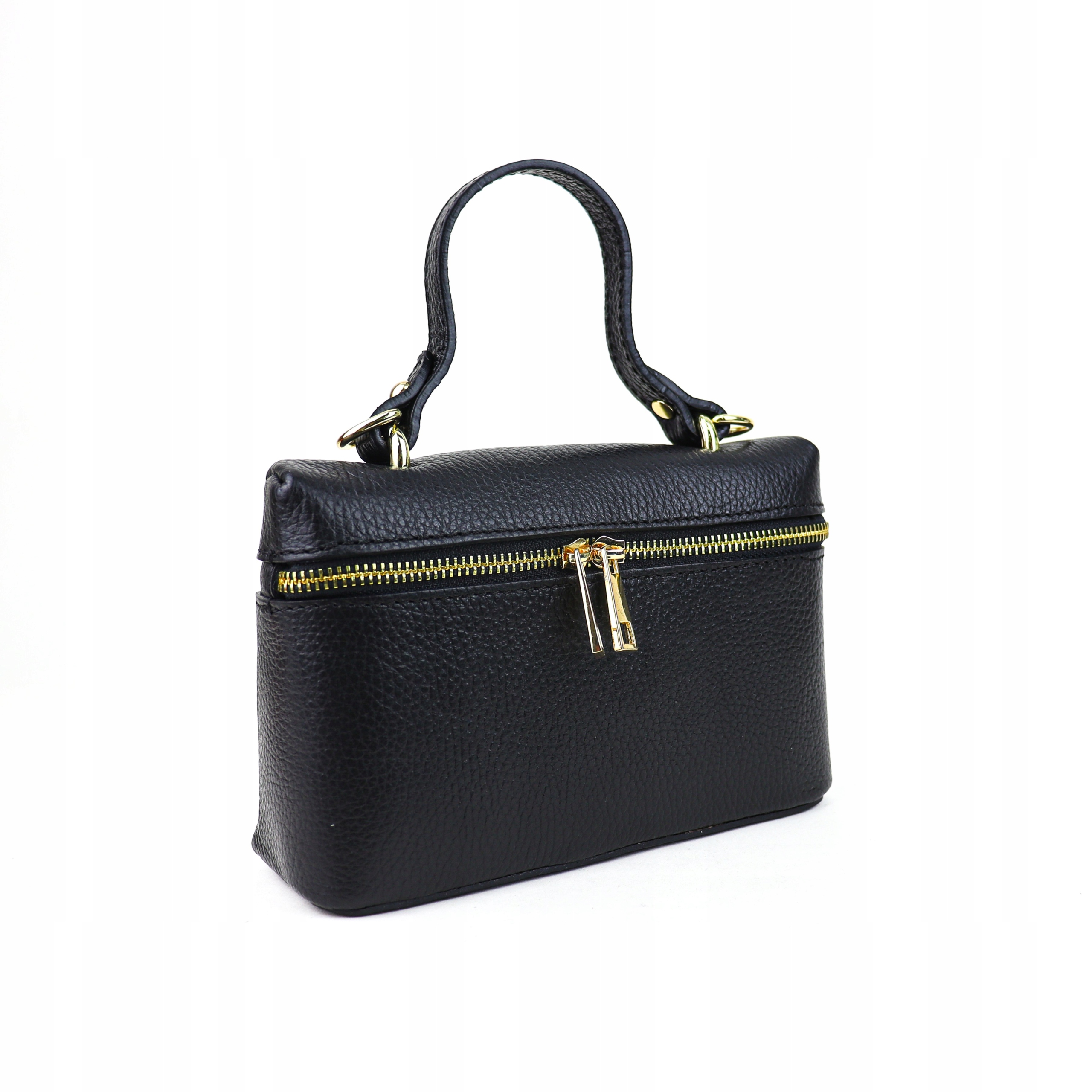 Torebka Damska skóra naturalna Kiti-M Czarny EAN (GTIN) 5906599150902