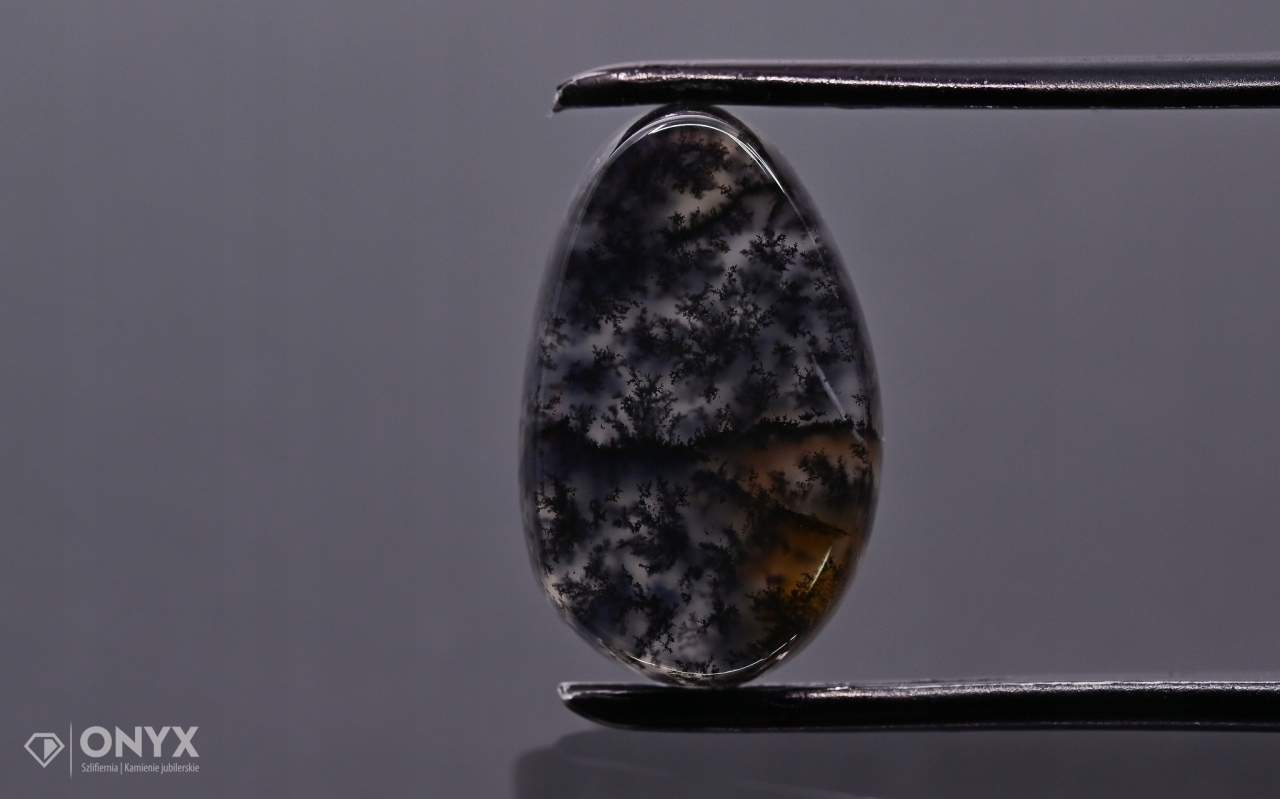 Dendritový achát z Kazachstánu nepravidelná destička