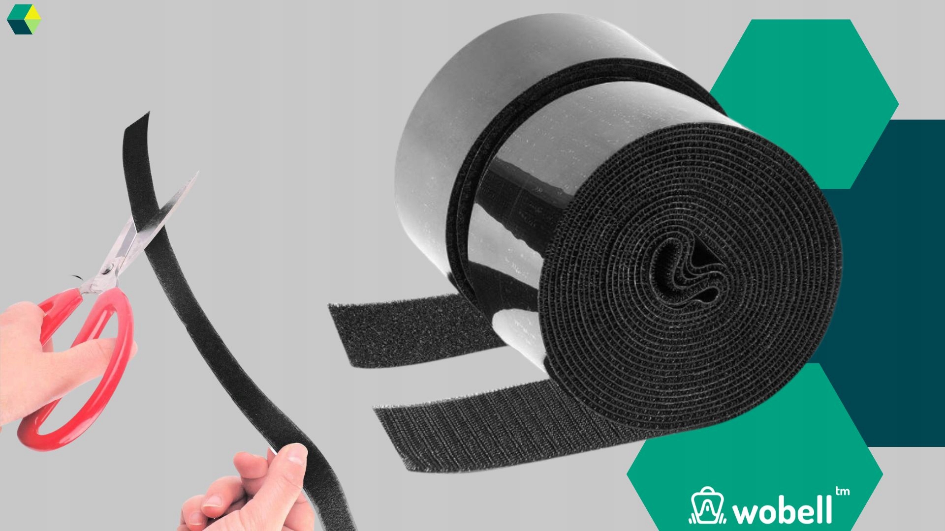 RZEP TAŚMA W ROLCE Z KLEJEM SAMOPRZYLEPNY DO CIĘCIA MOCNA DOBRZE TRZYMA Rodzaj rzep