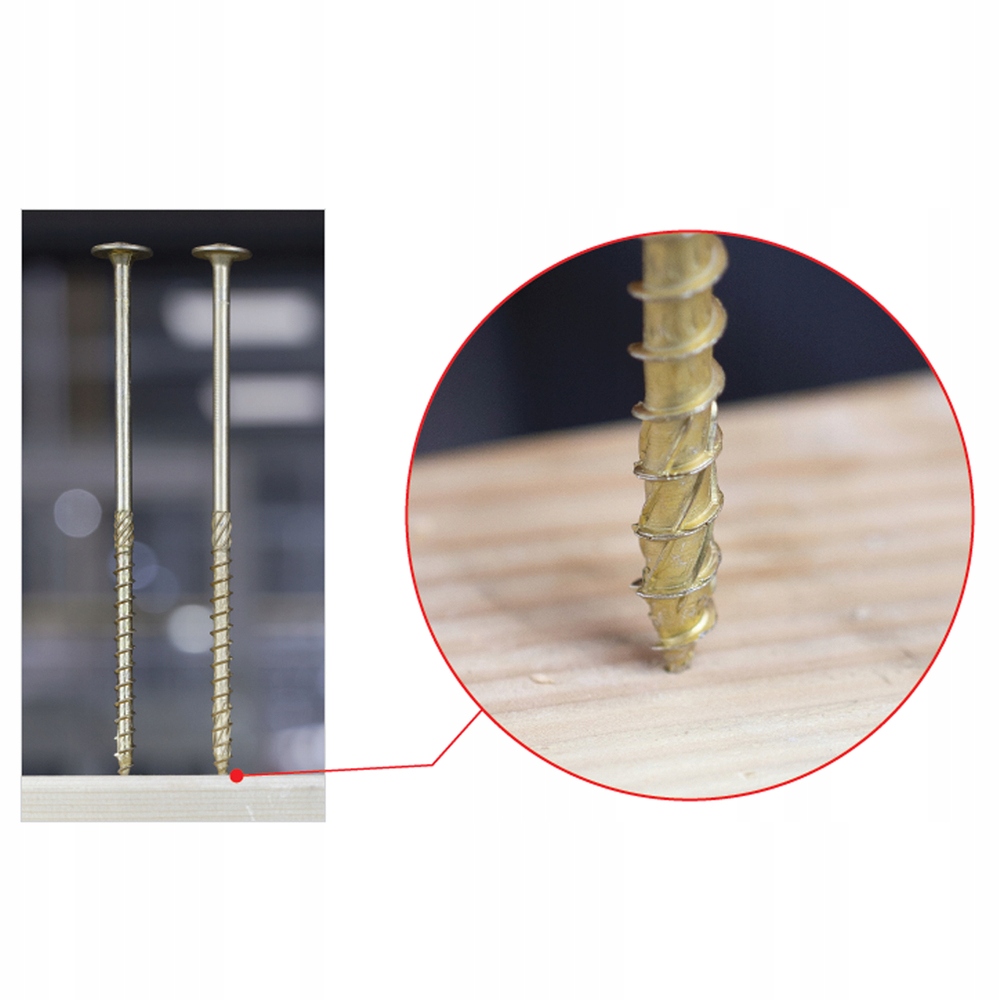 500x WKRĘTY CIESIELSKIE 3,5x35 TORX DREWNA STOŻKOWE KONSTRUKCYJNE ŚRUBY Kod producenta KMWHT-35035