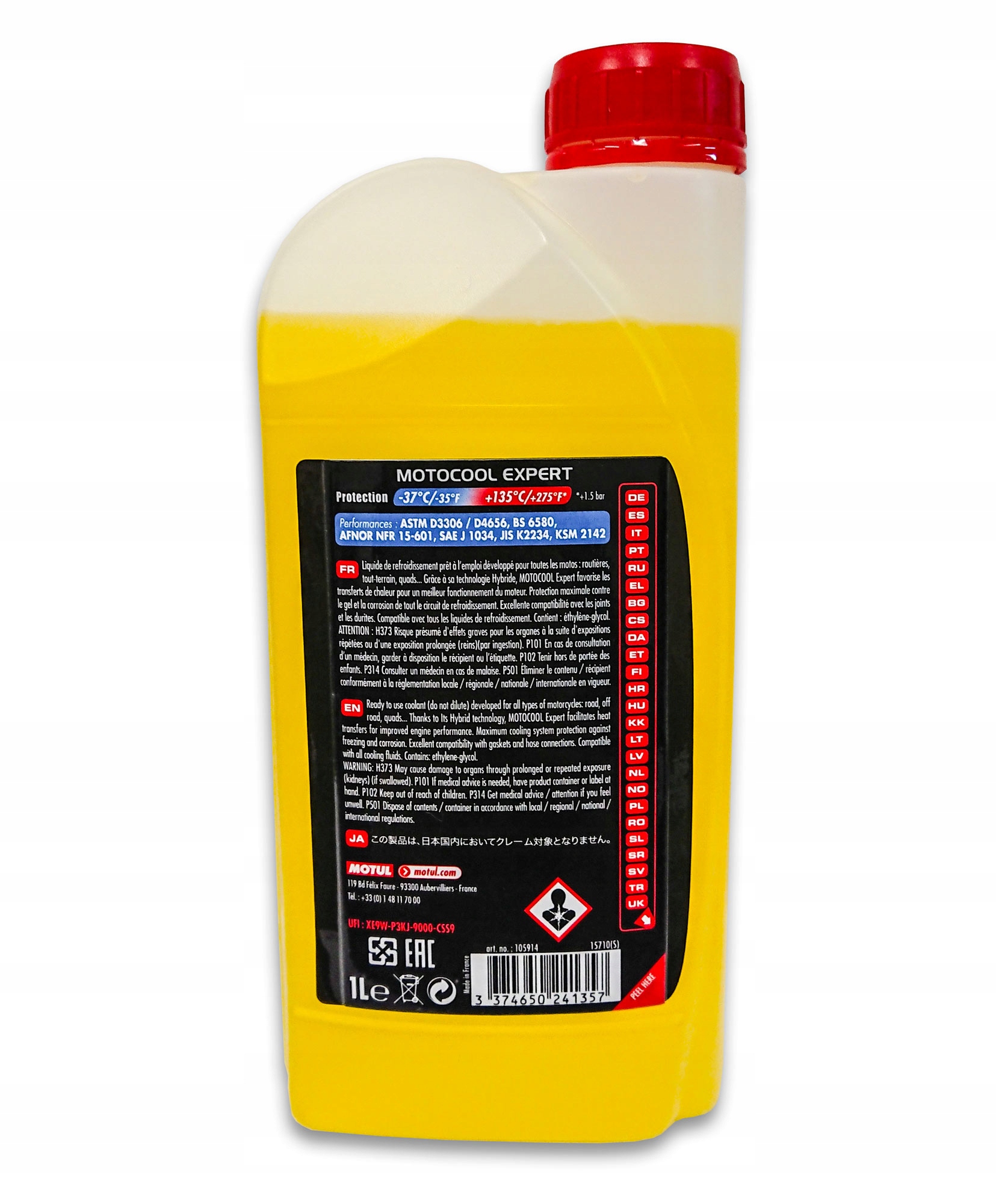 MOTUL PŁYN DO CHŁODNIC MOTOCYKLOWYCH MOTOCYKLI MOTOCOOL EXPERT 1L Producent Motul