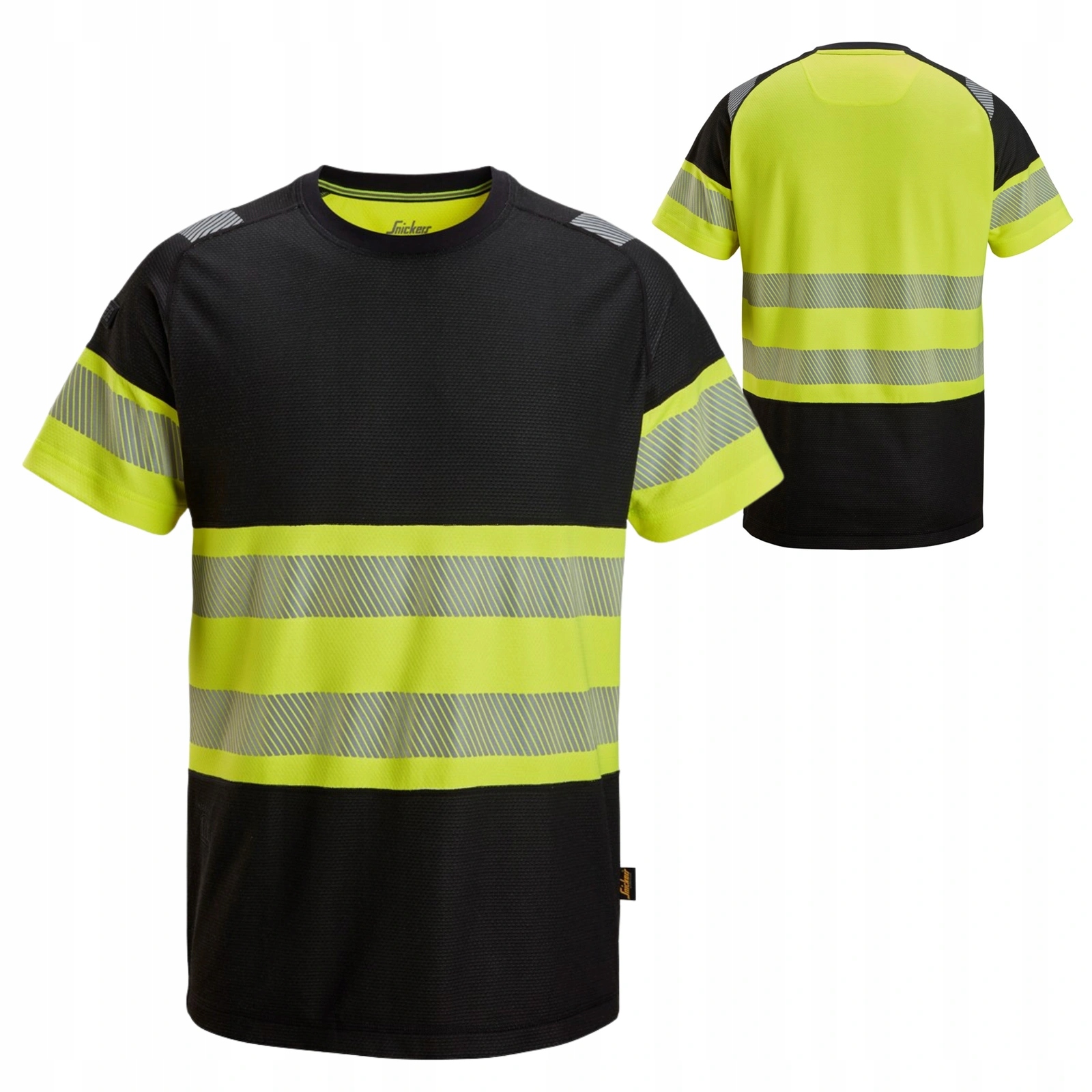 T-shirt roboczy odblaskowy przewiewny Snickers 2538-0466 M