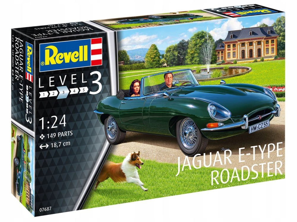 1/24 Auto Jaguar E Roadster Revell 07687