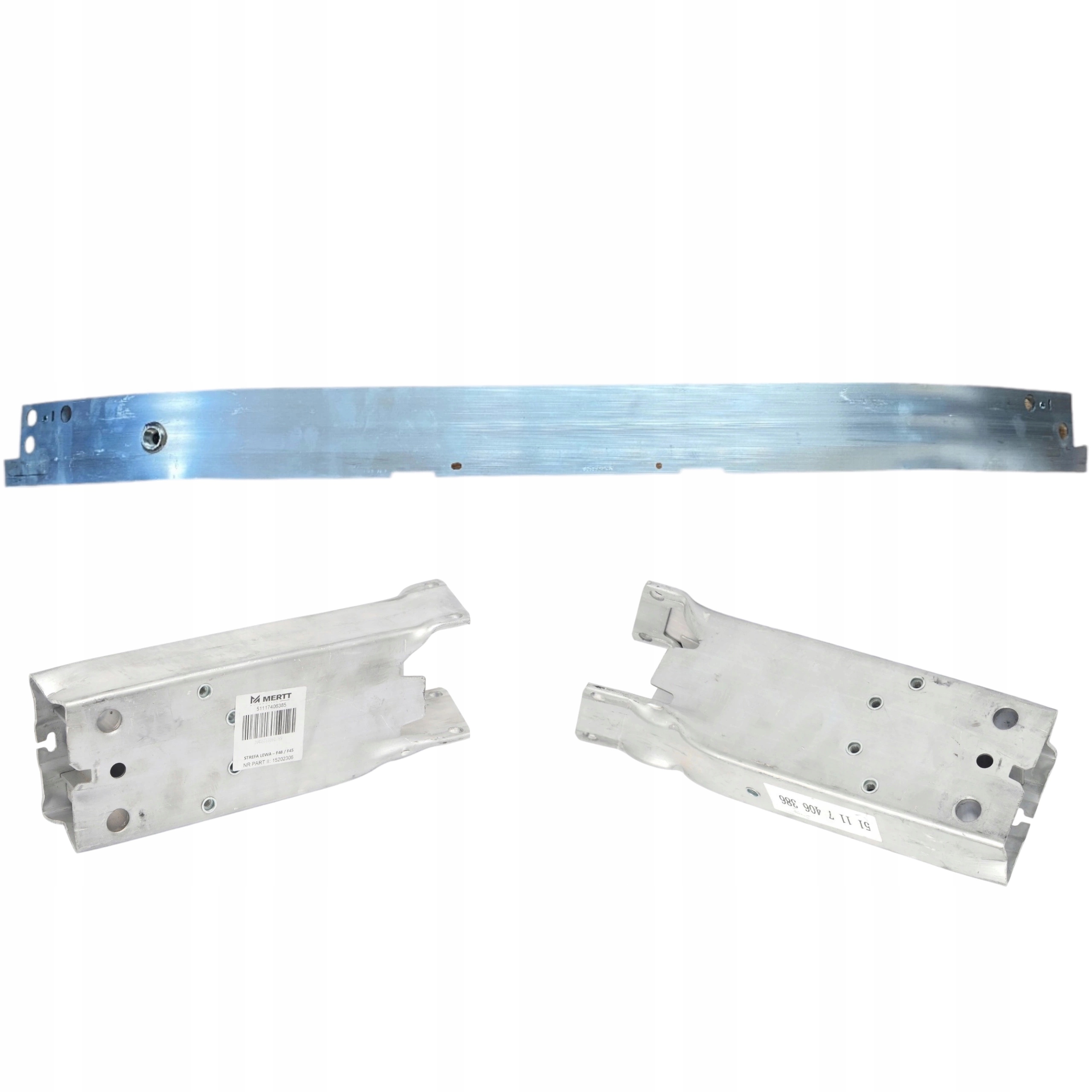 Sada sada Nosníků Nárazníku přední zóna rozdrcení levá pravá Bmw X1 F48 X2 F39