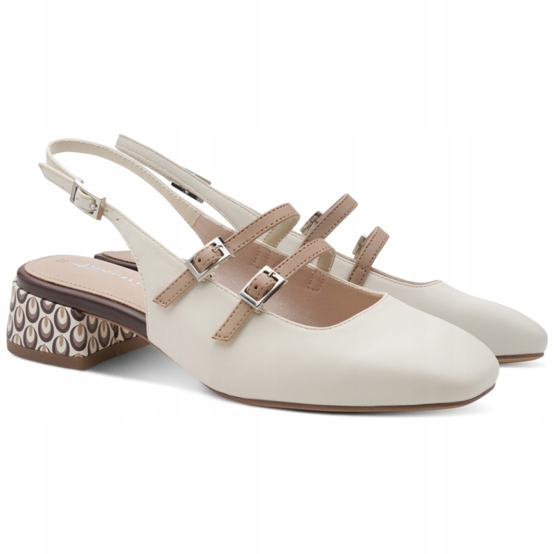 Dámské sandály Tamaris 1-29510-44 147 Offwhite Comb ecru Vel. 36