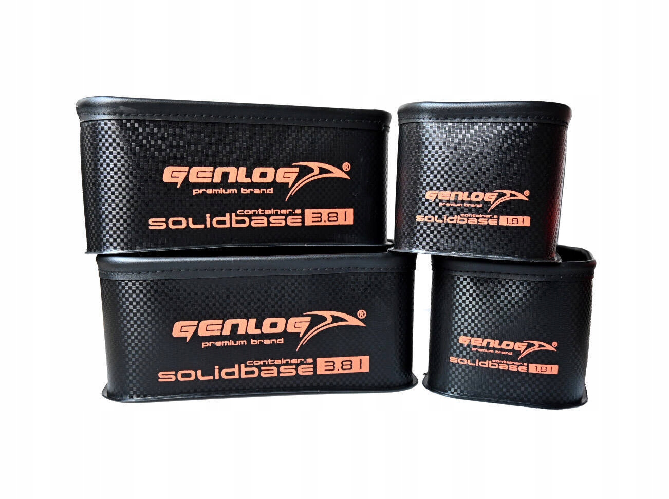 Zestaw 5 Pojemników Genlog Eva Solid Base Carbon