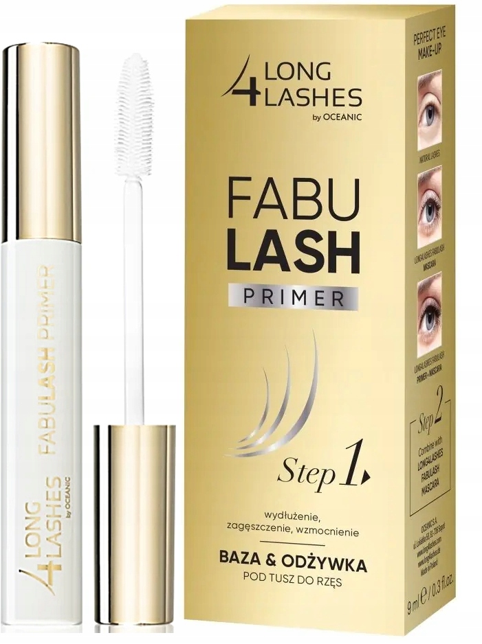 LONG 4 LASHES FABULASH BAZA POD TUSZ DO RZĘS NA POROST RZĘS 9 ML