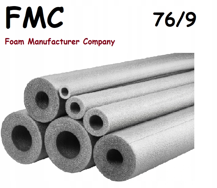 

Otulina otuliny izolacja rur szara 76/9 1 m