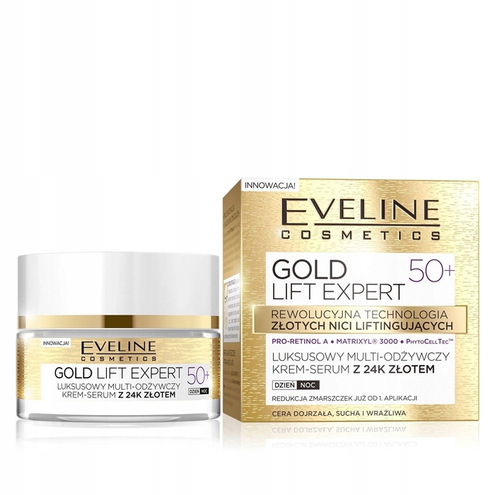 

Eveline Gold Lift Expert 50+ Krem-serum 50ml