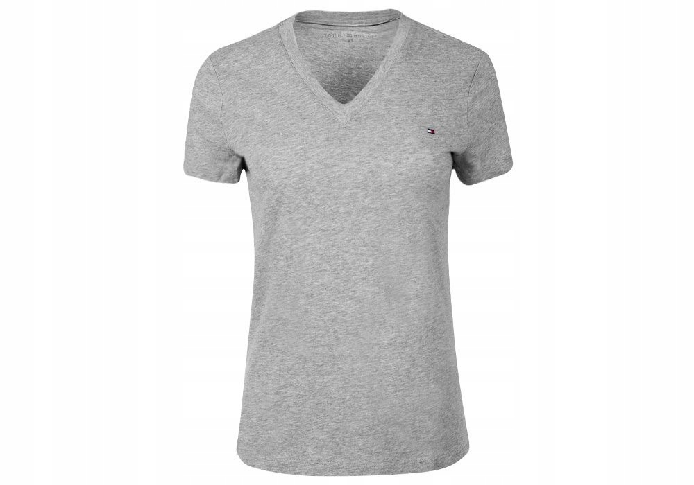 

Tommy Hilfiger Koszulka T-shirt V-neck Grey r. M