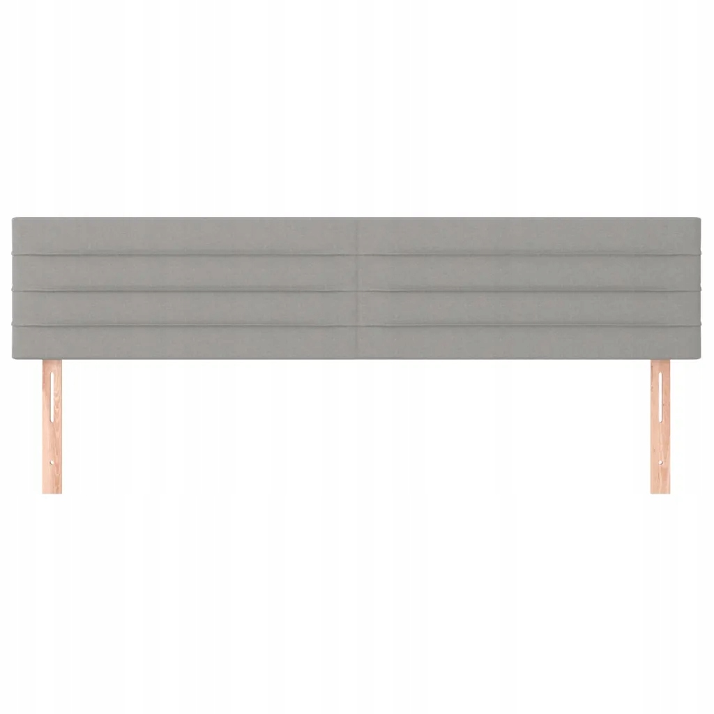 Opierky hlavy do postele 2 ks 80x78 cm svetlosivé Komfort a štýl