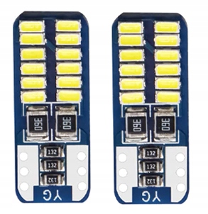 

Żarówka W5W Canbus 24SMD 4014 T10 W5W Białe